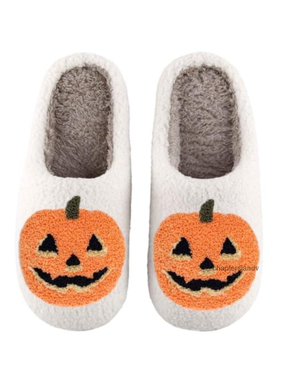Halloween Pumpkin Slippers Cute Comfy Memory Foam Indoor Outdoor